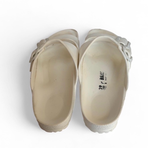 Birkenstock Arizona Eva White Buckle Slide Sandals Women’s Size EUR39 - Picture 5 of 8